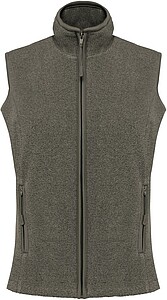 Womens microfleece vest KARIBAN, light khaki, S