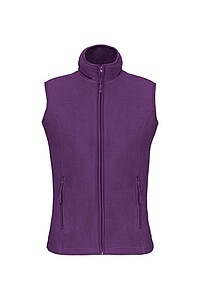 Womens microfleece vest KARIBAN, purple, 3XL