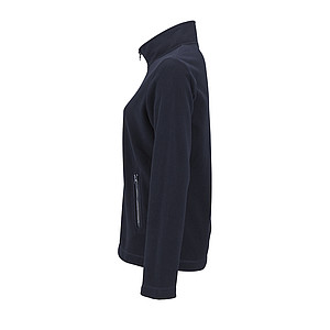 WOMENS PLAIN FLEECE JACKET NORMAN WOMEN, NAVY, S