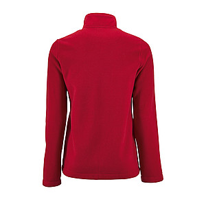 WOMENS PLAIN FLEECE JACKET NORMAN WOMEN, RED, L
