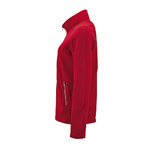 WOMENS PLAIN FLEECE JACKET NORMAN WOMEN, RED, S