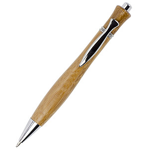 Wooden ballpen. Brown