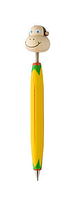 wooden ballpoint pen, monkey