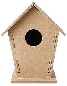 Wooden bird house