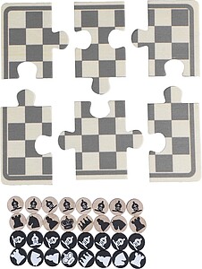 Wooden game Hank, brown