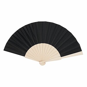 Wooden hand fan with RPET