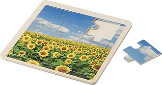Wooden nine piece puzzle