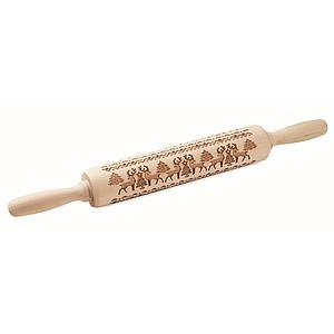 Wooden pastry rolling pin