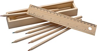 Wooden Pencil box*, brown