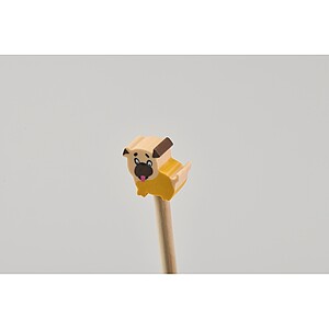 Wooden pencil in animal shape, wood