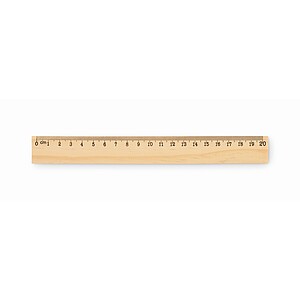 Wooden ruler 20cm, wood