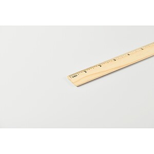 Wooden ruler 20cm, wood