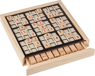 Wooden sudoku game Christa