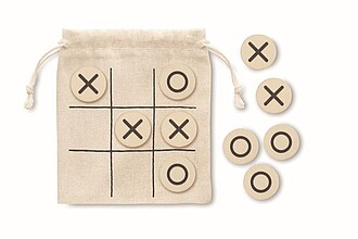 Wooden tic tac toe