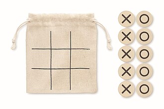 Wooden tic tac toe