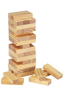 Wooden Tower "High-rise",colour wood