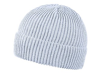 Wrap winter hat, grey melange light