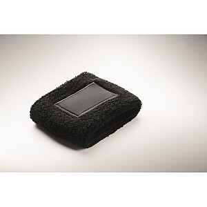 Wristband in polycotton, black