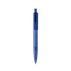 X3 GRS recycled PC plastic pen frosted, blue