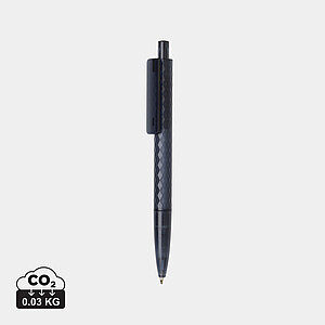 X3 GRS recycled PC plastic pen frosted, navy
