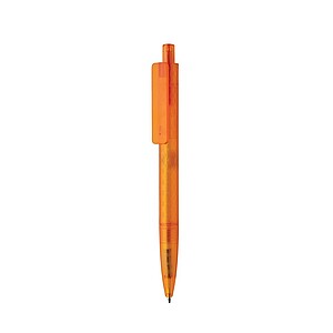 X3 GRS recycled PC plastic pen frosted, orange