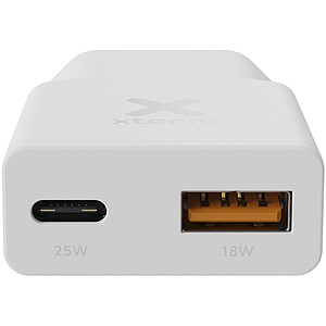 Xtorm XG2SL025 Go2 SlimLine 25W charger, white