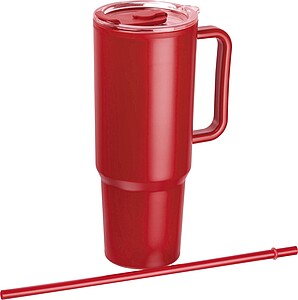 XXL drinking cup, 1200ml, red