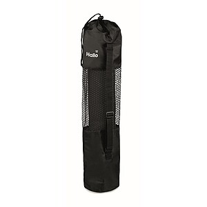 Yoga mat EVA 4.0 mm with pouch, black