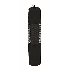 Yoga mat EVA 4.0 mm with pouch, black