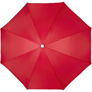 Zenith beach umbrella, red