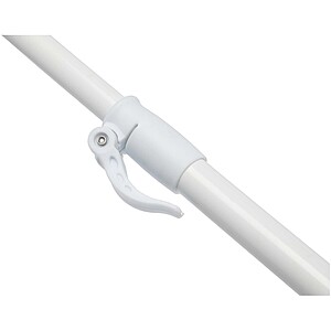 Zenith beach umbrella, white