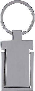 Zinc alloy keychain Colin, silver