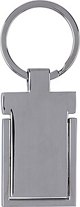 Zinc alloy keychain Colin, silver