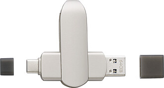 Zinc alloy USB stick Harlow