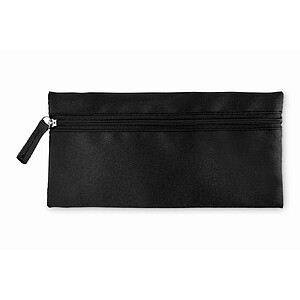 Zippered pencil case, black