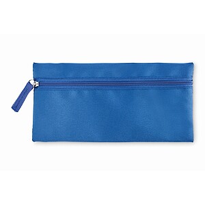 Zippered pencil case, royal blue