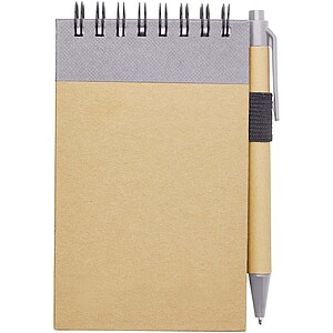 Zuse A7 recycled jotter notepad with pen, lilac